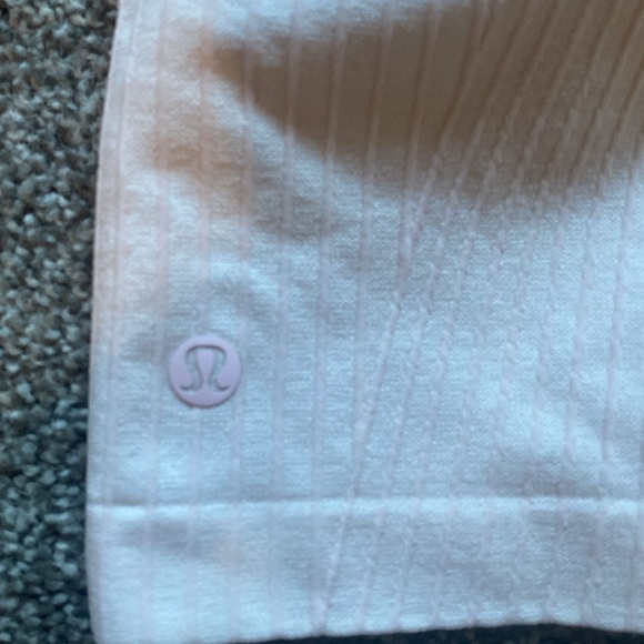 Lululemon Strawberry Milkshake Ebb To Street Cropped tank - Picture 3 of 4